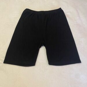 Black Shein biker shorts